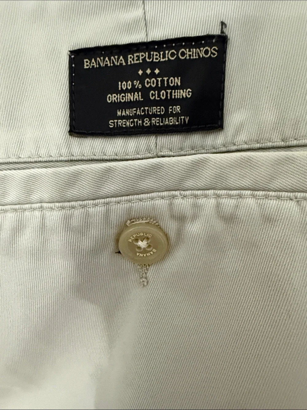Banana Republic Men's Chinos in Light Khaki